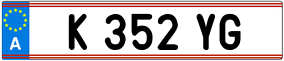 Truck License Plate